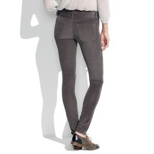 Madewell skinny leg gray cords perfect condition